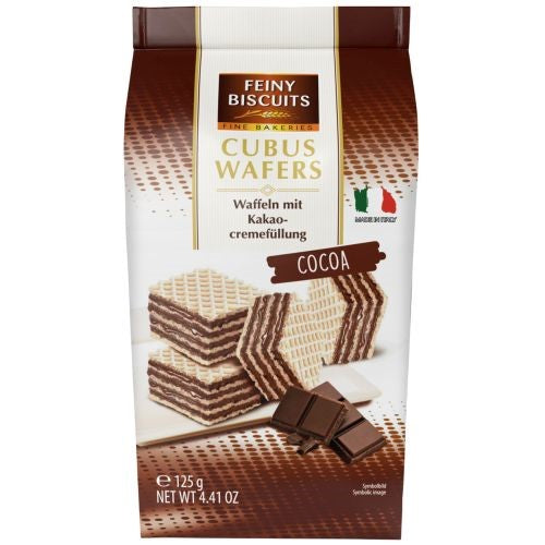 Feine Biscuits Cubus Wafers Cocoa Wafers 125g