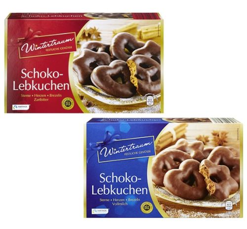 Wintertraum Schoko Lebkuchen Zart / Vollmilich 500g