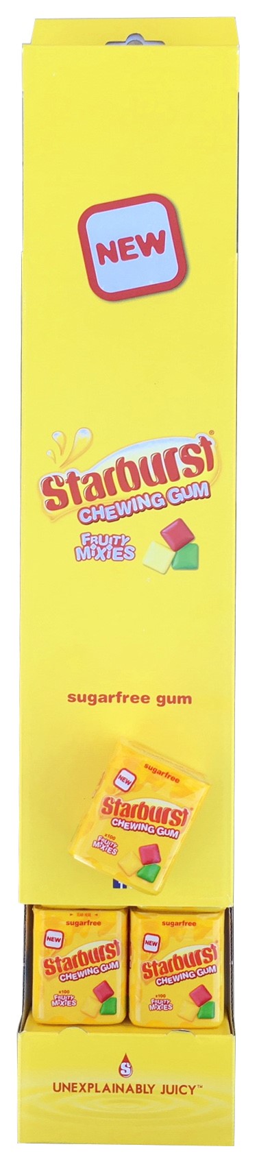 Starburst Fruity Mixies Gums 12x100pcs 12x69g