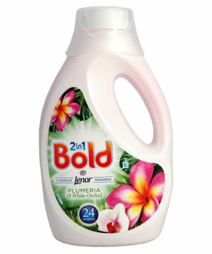 Bold 2in1 Plumeria & White Orchid Gel 24p 1.2L