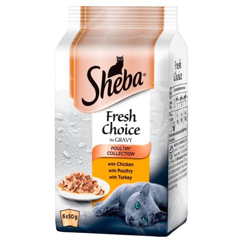 Sheba Fresh Choice Poultry for a Cat 6x50g 300ml