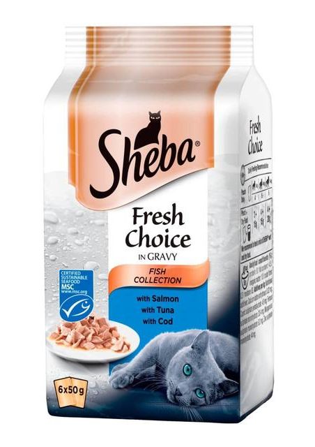 Sheba Fresh Choice Fish for Kota 6x50g 300ml