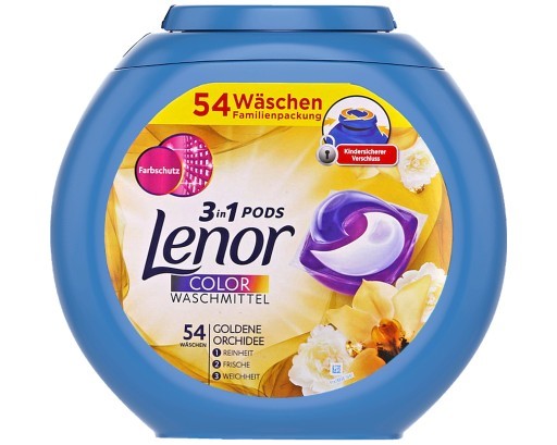 Lenor 3in1 Pods Color Goldene Orchidee 54p 1.4kg