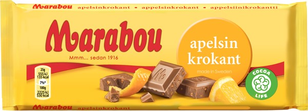 Marabou Apelsin Krokant Chocolate 100g