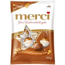 Merci Weihnachtskugeln Zart Edel Nougat 105g