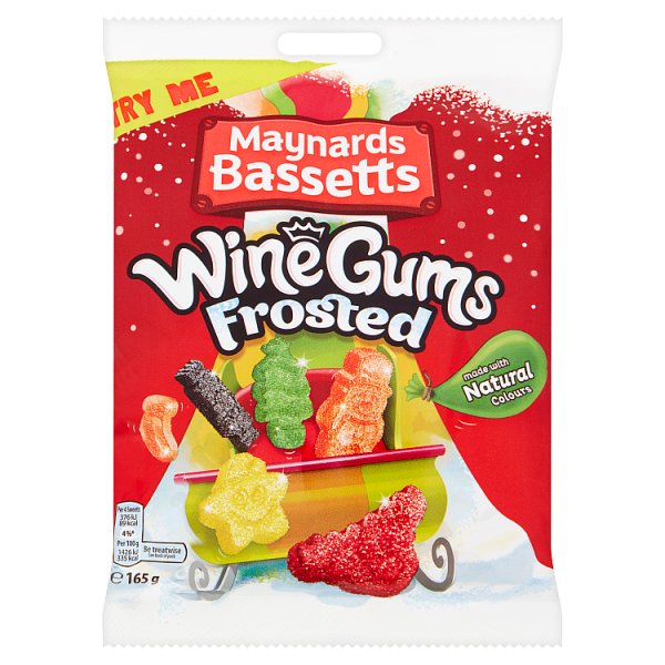 Maynards Bassetts Wine Gums Frosted Gummies 165g