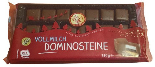 Santa Claus in Town Vollmilch Dominosteine 250g