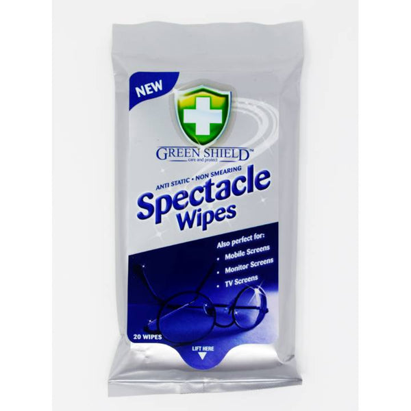 Green Shield Spectacle Wipes Glasses 20pcs