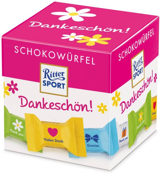 Ritter Sport Schokowurfel Dankeschon 22pcs 176g