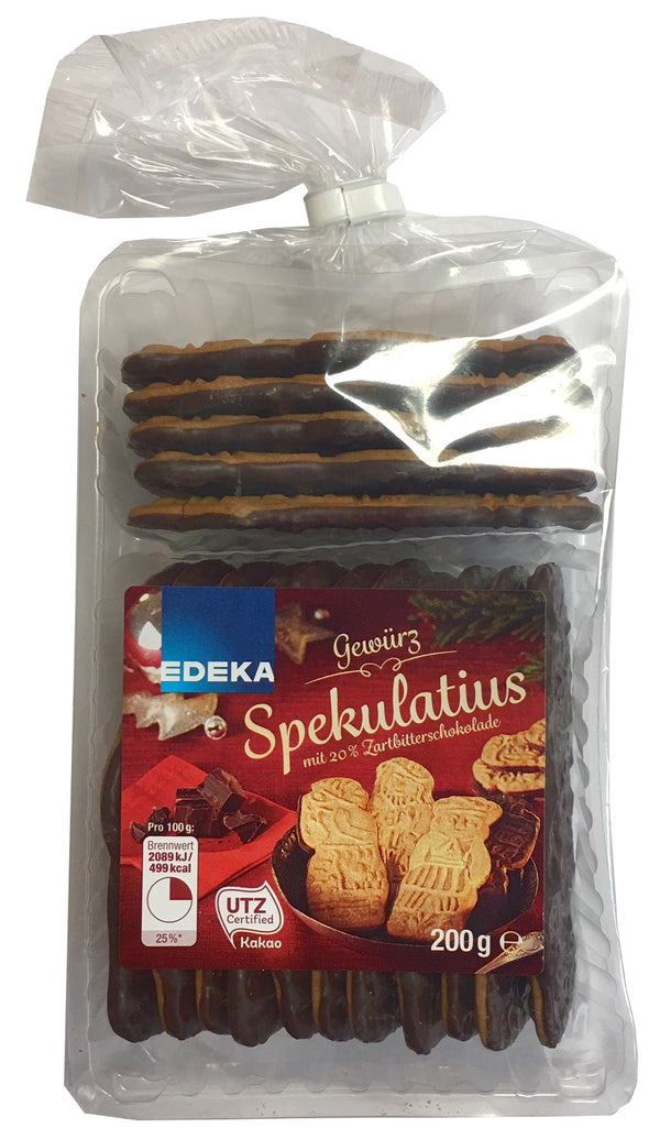 Edeka Gewurz Spekulatius Zartbitterschokolade 200g