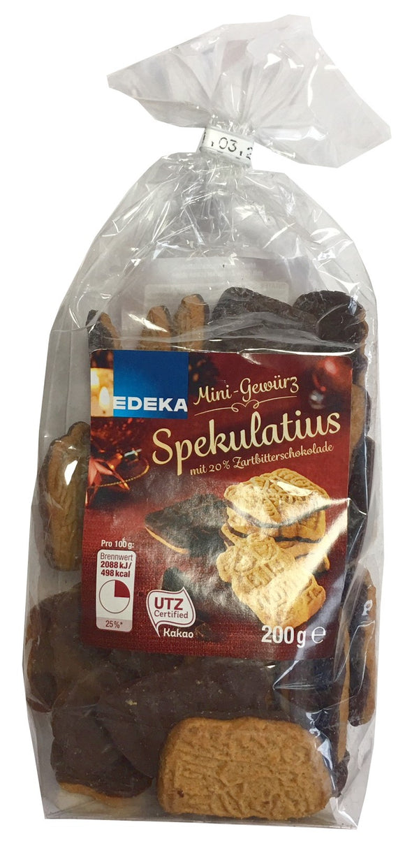 Edeka Mini Gewurz Spekulatius Zartbitterschok 200g