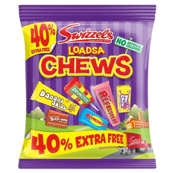 Swizzels Loadsa Chews 18pcs 189g