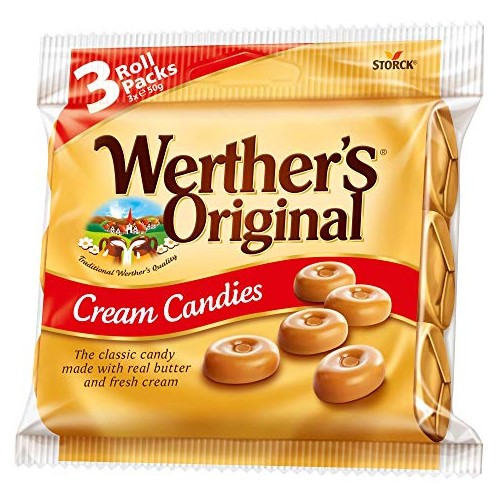 Werthers Original Cream Candies 3x50g 150g