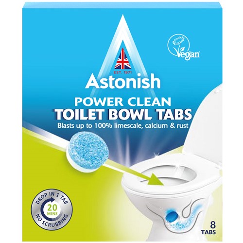 Astonish Power Clean Toilet Bowl Tabs 10pcs 250g