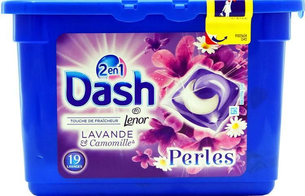 Dash 2in1 Lenor Lavende Camomille Caps 19p 501g