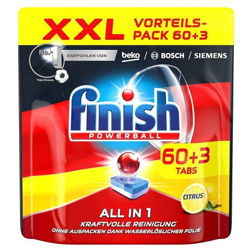 Finish All in 1 Tabs 60 + 3pcs 1kg