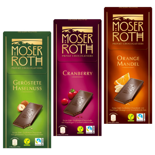 Moser Roth Cranberry / Orange / Haselnuss / Himbere 125g