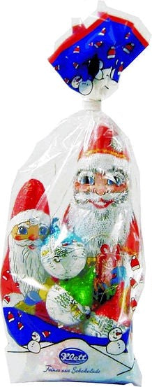 Klett Set Santa Claus Christmas balls chocolate 225g