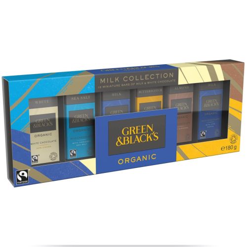 Green & Black's Milk Collection chocolate 12x15g 180g