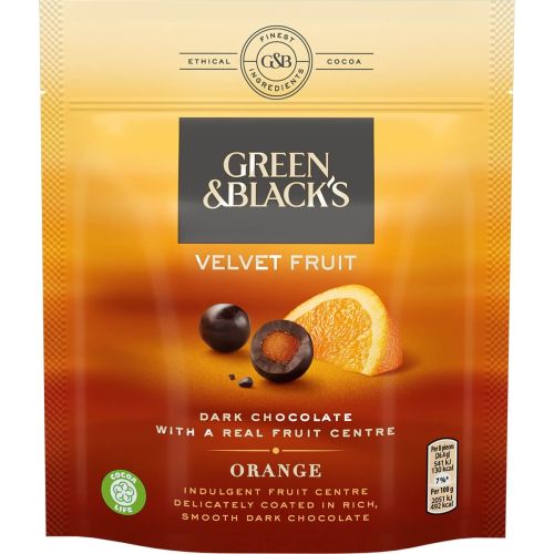 Green & Black's Velvet Fruit Orange 120g