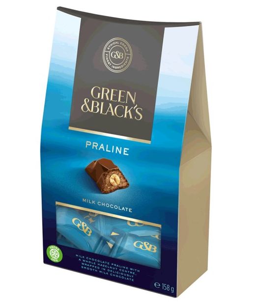 Green & Black's Praline Milk Chocolate 158g