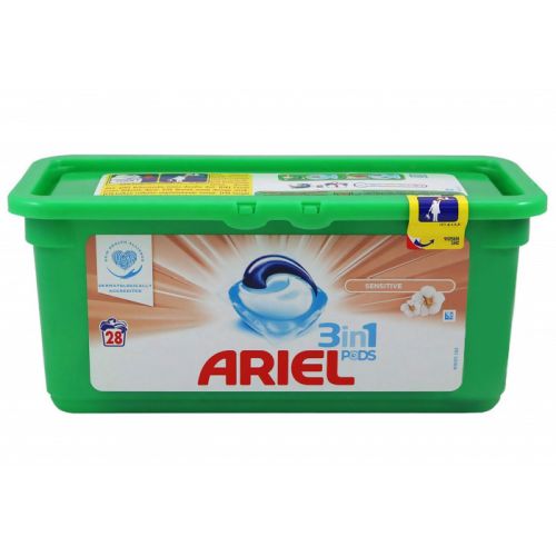 Ariel 3in1 Pods Sensitive Caps 28p 744g