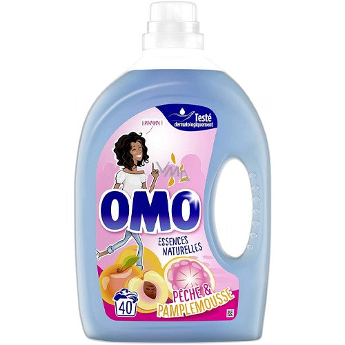 OMO Peche & Pamplemousse Gel 40p 2L