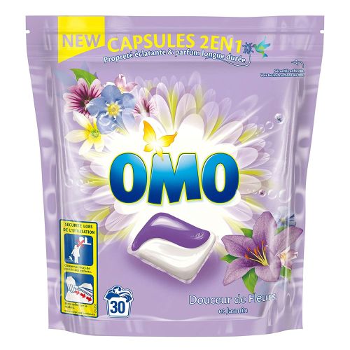 OMO Douceur de Fleurs et Jasmin Caps 30p 723g