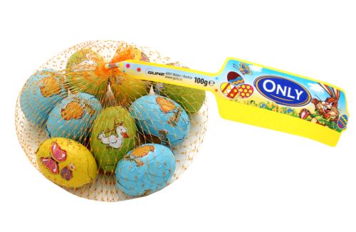 Only Milk Chocolate Eggs Hazelnut Mesh 100g