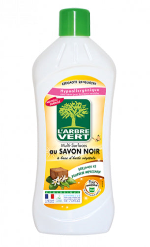 L'arbre Vert Multi-Surfaces Savon Noir Liquid 1L