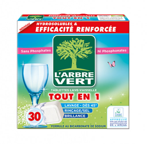 L'arbre Vert Tablettes Lave-Vaisselle 30pcs 547g