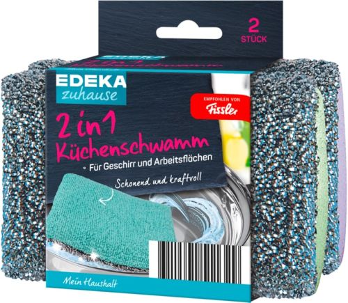 Edeka 2in1 Kuchenschwamm Sponge 2 pcs