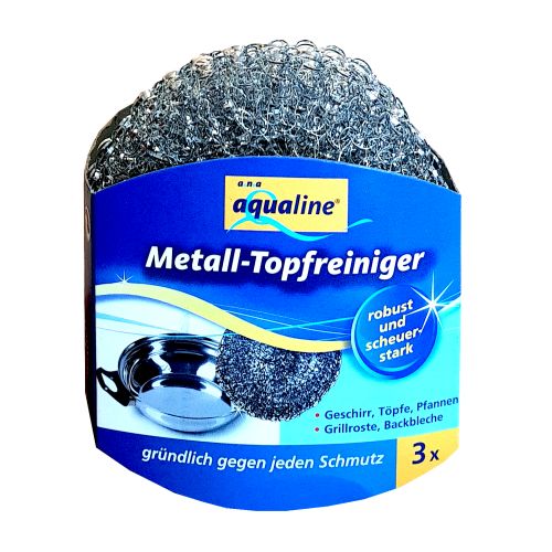 Aqualine Metall Topfreiniger Druciak 3pcs