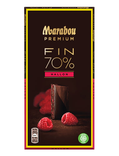 Marabou Premium Fin 70% Hallon chocolate 100g