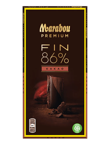 Marabou Premium Fin 86% Cocoa Chocolate 100g