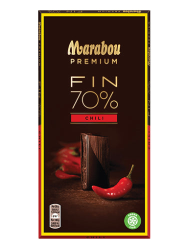 Marabou Premium Fin 70% Chili chocolate 100g