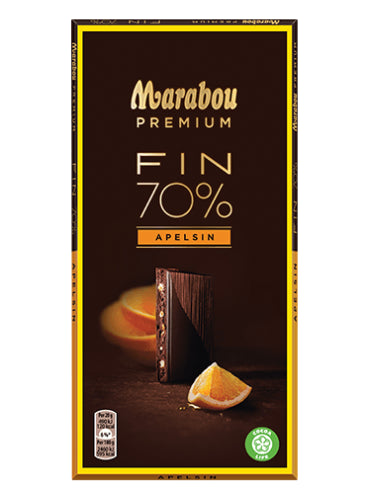 Marabou Premium Fin 70% Apelsin chocolate 100g