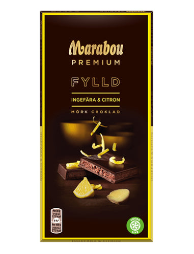 Marabou Premium Fylld Ingefara & Citron chocolate 150g