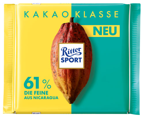 Ritter Sport Kakaoklasse 61% Nicaragua Cheko 100g