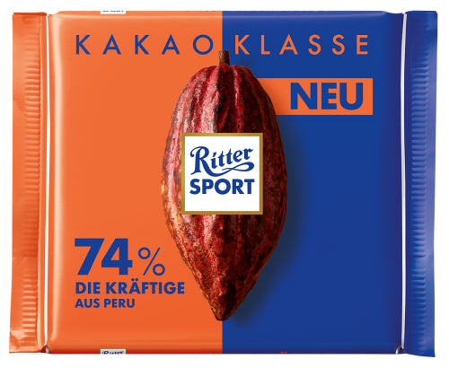 Ritter Sport Kakaoklasse 74% Peru Cheese 100g