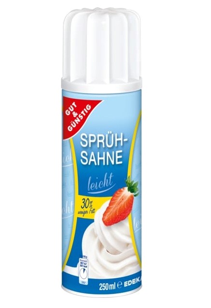 G&G Spruh-Sahne Leicht 250ml