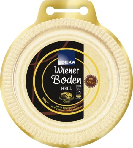 Edeka Wiener Boden Hell Sponge cake 500g