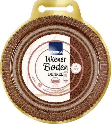 Edeka Wiener Boden Dunkel Sponge cake 500g