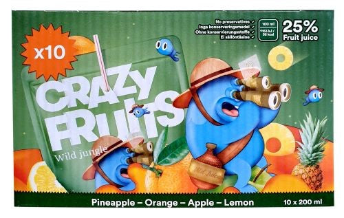 Crazy Fruits Wild Jungle 10x200ml