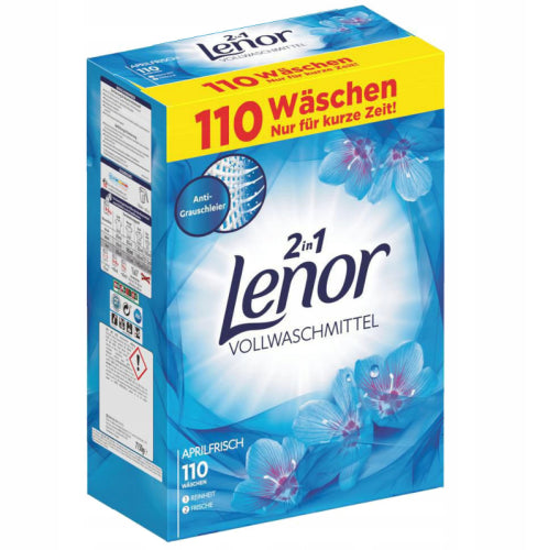 Lenor 2in1 Universal Aprilfrisch Powder 110p 7kg