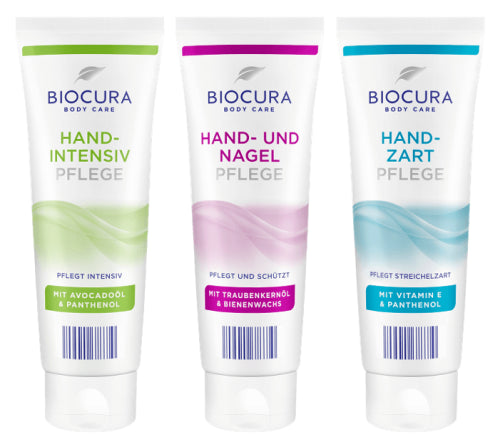 Biocura Hand Nagel / Zart / Intensiv Hand Cream 125ml