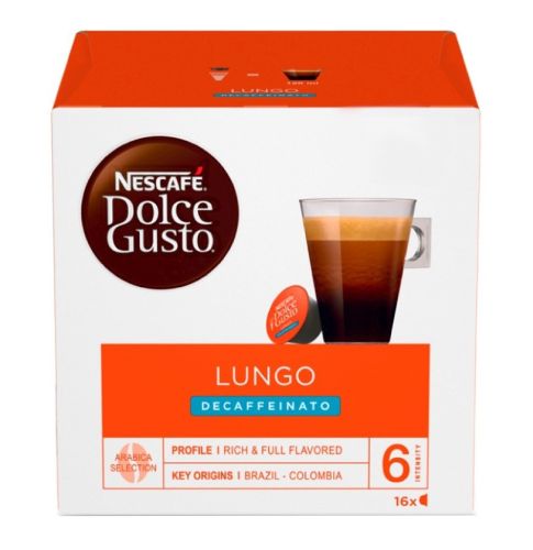 D.Gusto Lungo Decaffeinato Caps 16pcs 112g