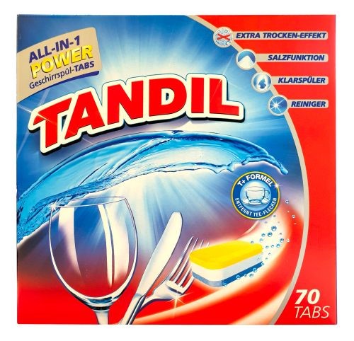 Tandil All-in-1 Power Tabs for Dishwashers 70 pcs 1.5 kg