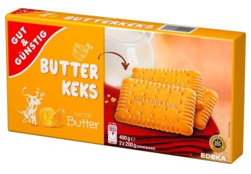 G&G Butter Keks Biscuits 2x200g 400g