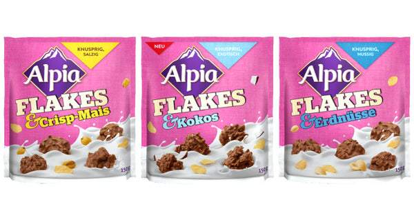 Alpia Flakes Crisp-Mais / Kokos / Erdnusse 150g